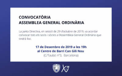 Convocatòria assemblea general ordinària