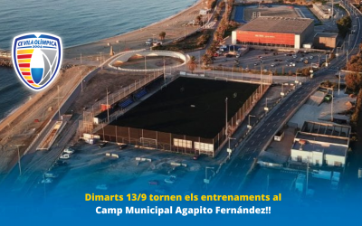 Inici entrenaments al Camp Municipal Agapito Fernàndez